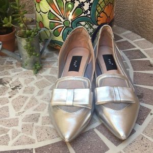 Paa* Silver micro heels